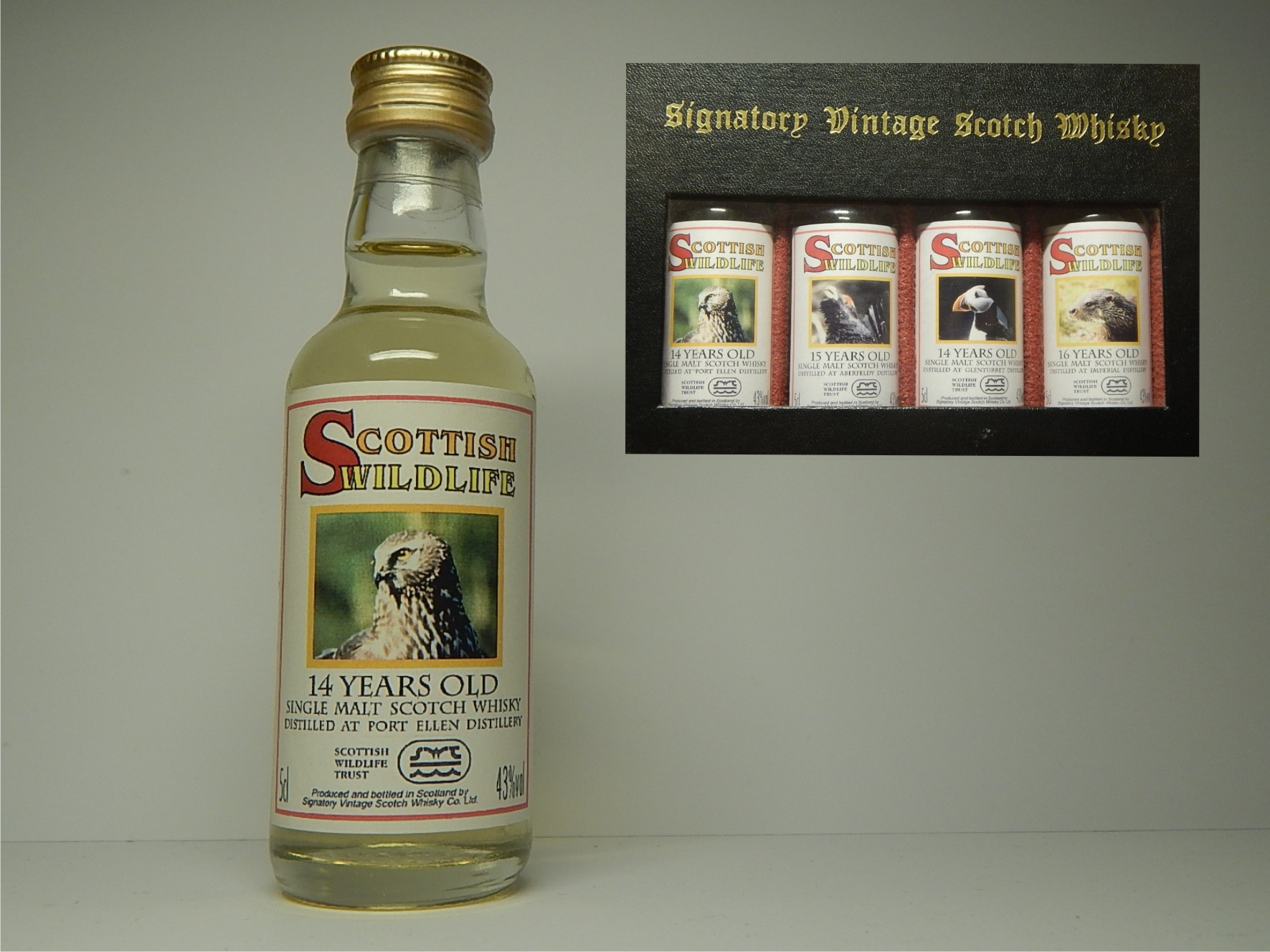 SCOTTISH WILDLIFE SMSW 14yo "Signatory" 5cl 43%vol